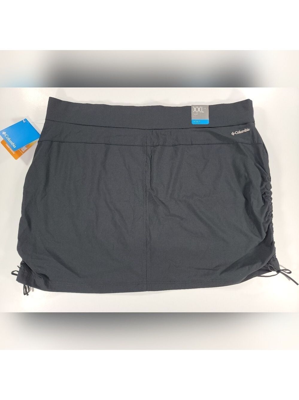 NEW Columbia Marina Bay Black Skort Womens XXL 2XL Pull On Skirt NWT Active Fit - Picture 7 of 12